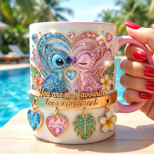 You Are My Favourite Love Experiment - Personalized Couple Accent Mug Coffee Mug PopCulturePrints