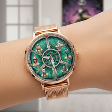 Load image into Gallery viewer, Embrace the Dark: Gothic Characters Quartz Watch - Personalized Gift for Horror Lovers Quartz Watch PopCulturePrints
