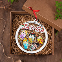 Load image into Gallery viewer, Personalized Cartoon Character Best-Teas Ornament - Perfect Gift for Friends Ornament PopCulturePrints
