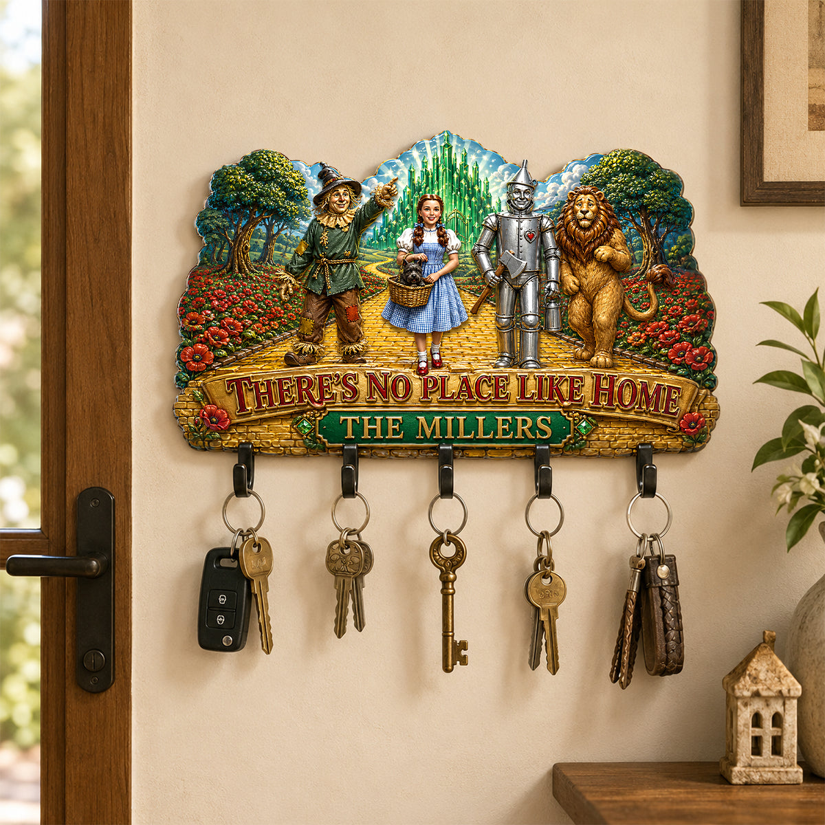 Whimsical Adventure Acrylic Key Hanger - Personalized Wall Decor 06HADH140726 Key Hanger PopCulturePrints