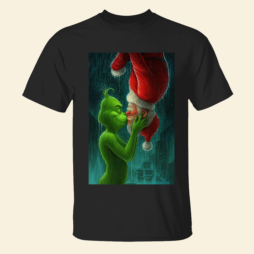 Embrace the Holiday Spirit: Unique Santa Grinch Sweatshirt - Personalized Gift for Christmas Lovers Shirts PopCulturePrints