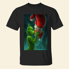 Load image into Gallery viewer, Embrace the Holiday Spirit: Unique Santa Grinch Sweatshirt - Personalized Gift for Christmas Lovers Shirts PopCulturePrints
