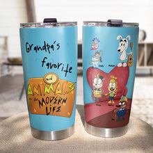 Load image into Gallery viewer, Personalized Grandpa&#39;s Favorite Cartoon Tumbler Tumbler Cup PopCulturePrints
