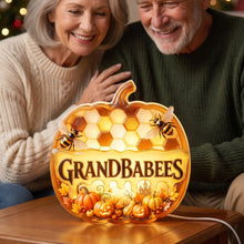 Load image into Gallery viewer, Illuminate Memories: Personalized Grandbabees Light Box - Unique Halloween Gift for Grandparents and Loved Ones
