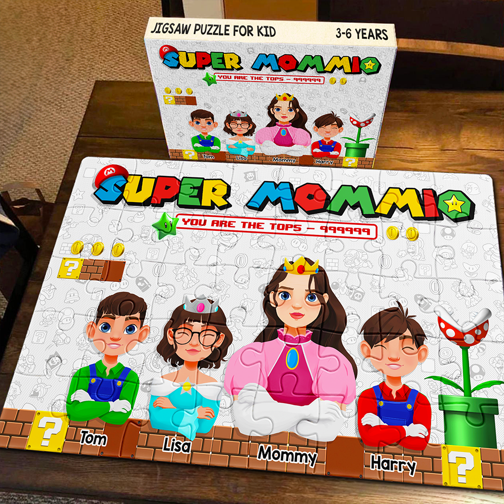 You're the Tops! - Personalized Mom Jigsaw Puzzle - Perfect Gift for Moms and Grandmas Jigsaw Puzzles PopCulturePrints