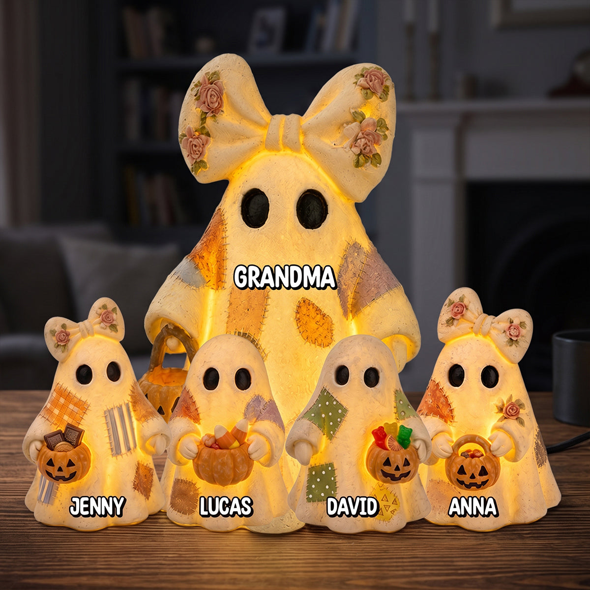 Light Up Your Love: Personalized Boo Grandma Acrylic Light Box - Custom Gifts for Grandma, Mom, and More