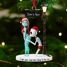 Load image into Gallery viewer, Naughty Lover Acrylic Ornament - A Fun, Personalized Gift for Couples Ornament PopCulturePrints
