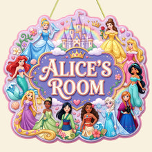 Load image into Gallery viewer, Every Princess Needs a Special Place - Fairytale Room Door Acrylic Sign - Personalized Gift for Kids

