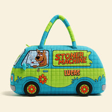 Load image into Gallery viewer, “Adventure Awaits!” Personalized Truck Quilted Duffle Bag - Custom Gift for Kids Quilted Duffle Bag PopCulturePrints
