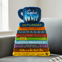 Load image into Gallery viewer, Personalized Pillow for Book Lovers - Your Favorite Titles in One Cozy Design Pillow PopCulturePrints
