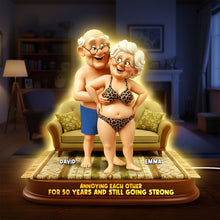 Load image into Gallery viewer, Annoying Each Other for 50 Years - Personalized Light Box Gift for Couples Light Box PopCulturePrints
