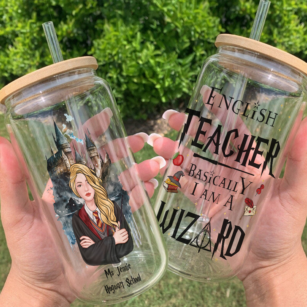 Personalized Wizard Teacher Magic Tumbler