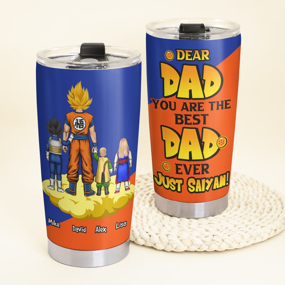 Personalized 'You Are The Best Dad Ever' Anime Tumbler