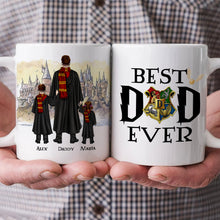 Load image into Gallery viewer, Personalized Best Dad Ever Hogwarts Family Mug
