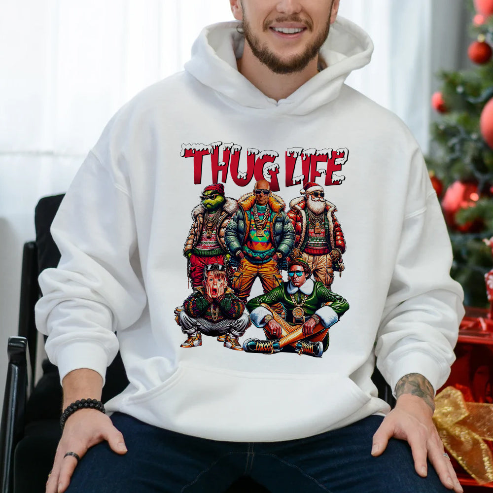 Thug Life Christmas Sweatshirt for Pop Culture Fans