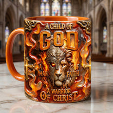 Load image into Gallery viewer, A Child of God - Warrior of Christ Mug - Personalized Gifts for Faithful Friends and Family Coffee Mug PopCulturePrints
