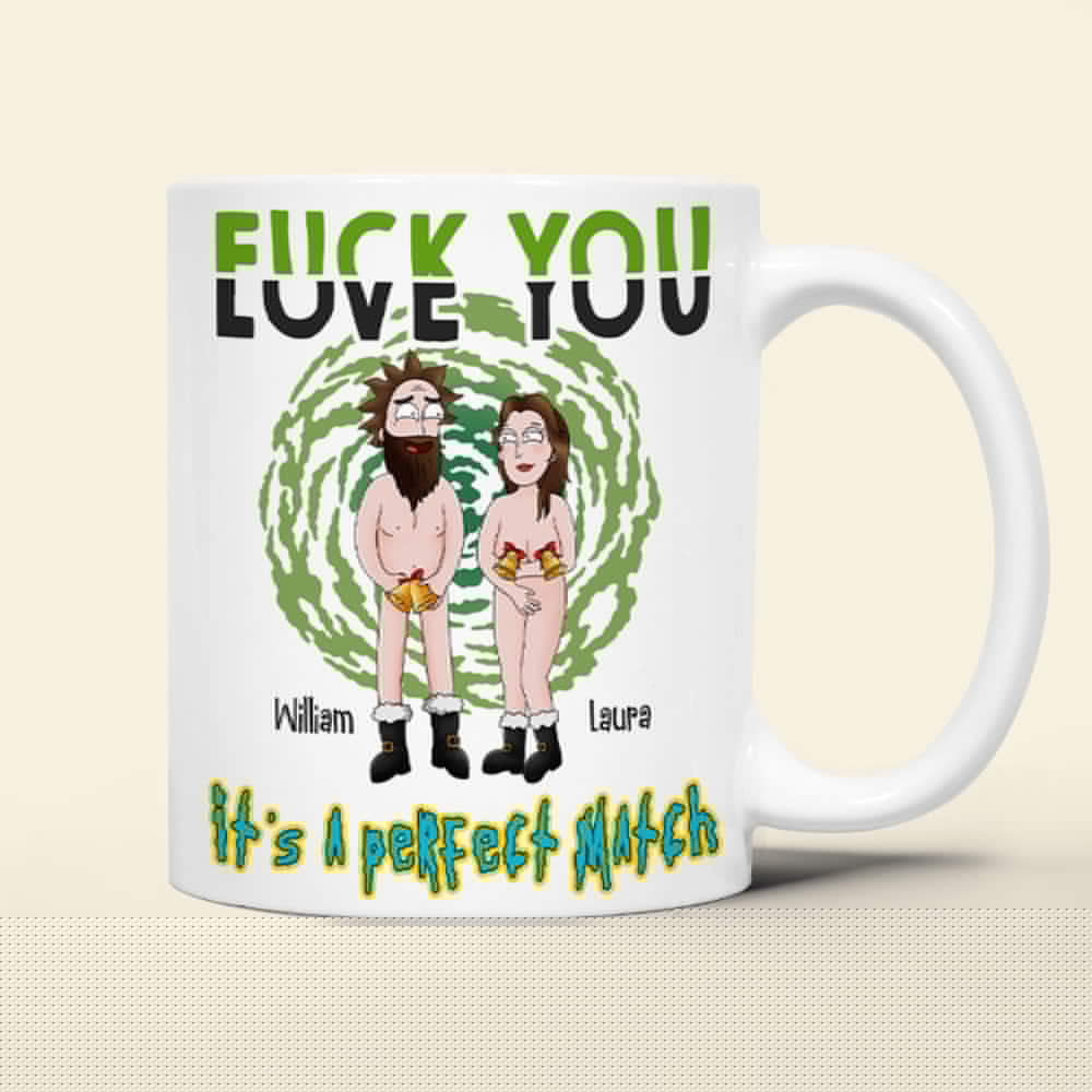 Funny Personalized Couple Coffee Mug | Perfect Match Gift for Valentine's Day Gifts Coffee Mug PopCulturePrints