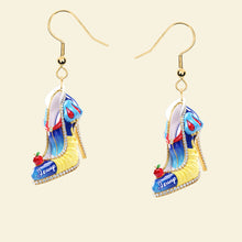 Load image into Gallery viewer, Sparkle in Style: Princess Shoes Earrings - Personalized Gifts for Her Earrings PopCulturePrints
