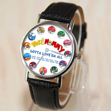 Load image into Gallery viewer, Gotta Love &#39;Em All - Personalized Watch for Mom Men&#39;s Watch PopCulturePrints
