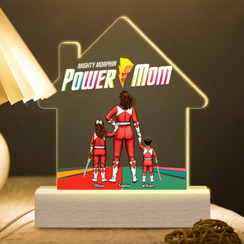 Custom LED Light: Power Mom Tribute Led Night Light PopCulturePrints