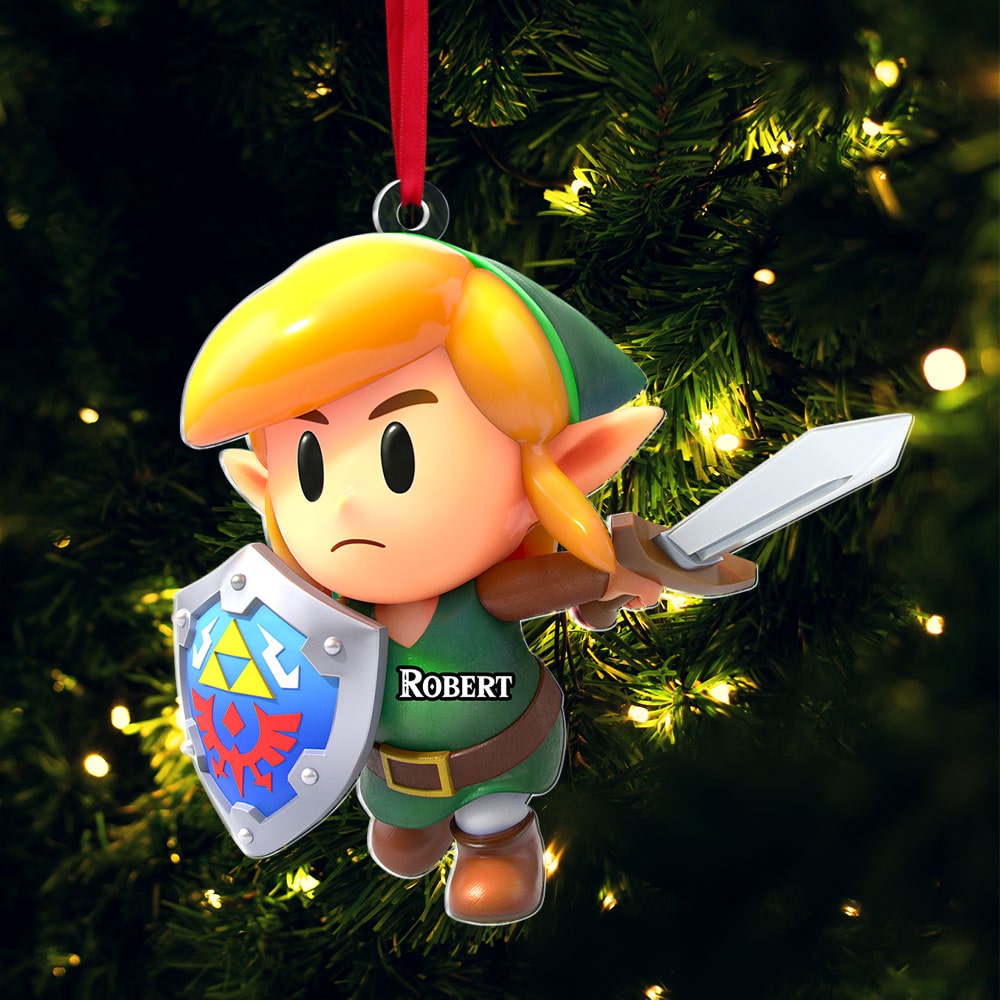 Personalized Gamer Couple Ornaments - Perfect Christmas and Valentine's Day Gifts Ornament PopCulturePrints