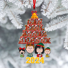 Load image into Gallery viewer, Personalized Family Movie Lover Christmas Ornament 2024 Ornament PopCulturePrints
