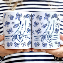 Load image into Gallery viewer, “Together We Stand” - Hand In Hand Mom 3D Inflated Effect Printed Mug, Personalized Gift for Special Moms Mug PopCulturePrints
