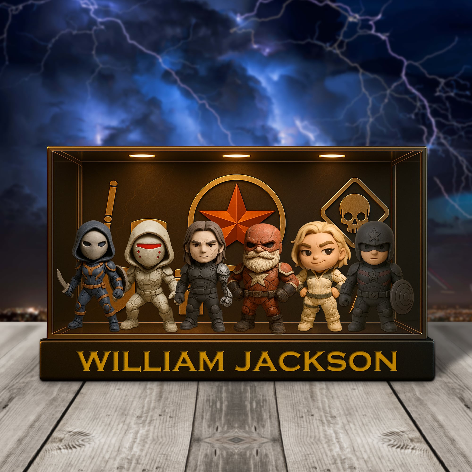 "Unleash Your Inner Hero!" - Super Plaque Personalized Gift for Movie Fans - Customizable Gift for Friends and Family Shaped Plaques PopCulturePrints