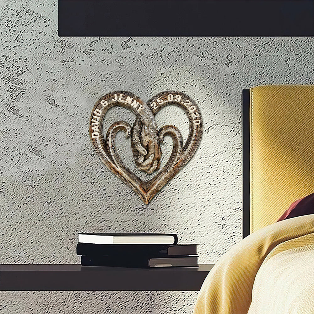 Personalized Forever Love Wood Sign for Couples Wood Sign PopCulturePrints