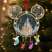 Load image into Gallery viewer, Magical Family Socks Castle Ornament - Personalized Christmas Gifts
