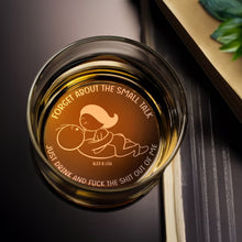 Load image into Gallery viewer, Personalized Engraved Whiskey Glass for Couples - Custom Love Design Whiskey Glass PopCulturePrints
