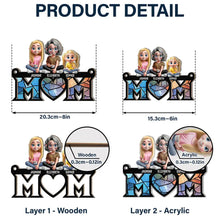 Load image into Gallery viewer, Celebrate Love: Custom Personalized Suncatcher Ornament for Mom and Grandma Suncatcher Ornament PopCulturePrints
