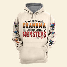 Load image into Gallery viewer, This Grandma Loves Her Little Monsters Shirt - Personalized Gift for Loving Grandmothers AOP Products PopCulturePrints
