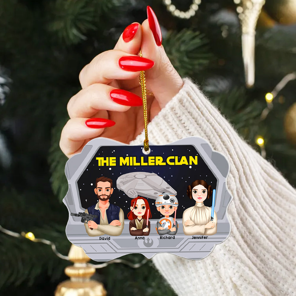 Custom Family Ornament - Galactic Clan Design Ornament PopCulturePrints