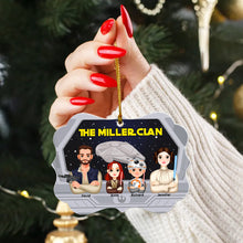 Load image into Gallery viewer, Custom Family Ornament - Galactic Clan Design Ornament PopCulturePrints
