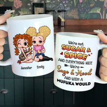 Load image into Gallery viewer, Personalized Best Friends Mug - We&#39;re Not Sugar &amp; Spice Coffee Mug PopCulturePrints
