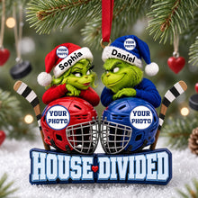 Load image into Gallery viewer, House Divided Mischievous Sport Duo Christmas Ornament - Personalized Gifts For Couple 02hulu081026 Ornament PopCulturePrints
