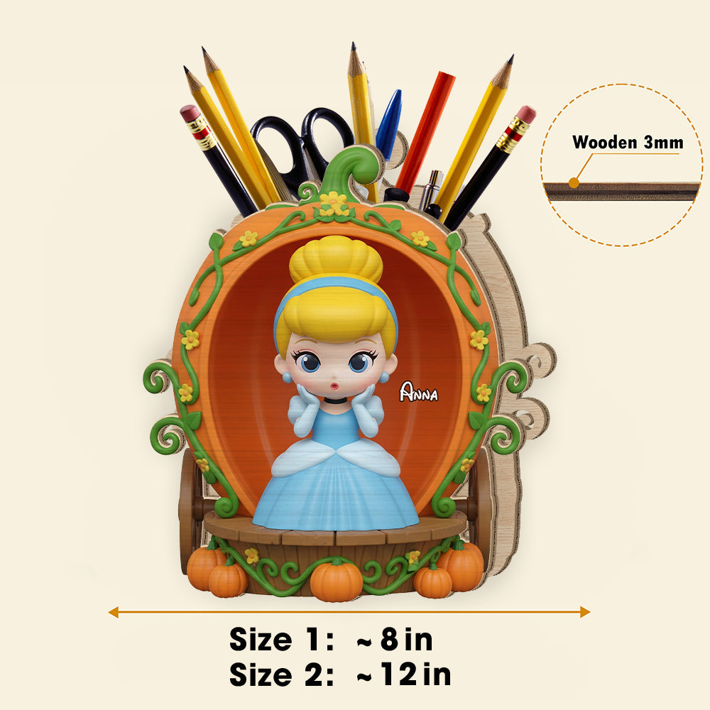 "Let Your Imagination Blossom" - Princess Pen Holder - Personalized Gifts for Princess Lovers Pen Holder PopCulturePrints
