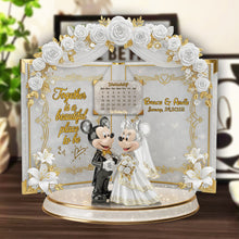 Load image into Gallery viewer, Together Is a Beautiful Place to Be - Personalized Forever Love Acrylic Plaque for Couples Shaped Plaques PopCulturePrints
