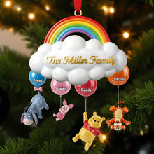 Load image into Gallery viewer, Floating Family Rainbow Ornament - A Heartwarming Personalized Gift Ornament PopCulturePrints
