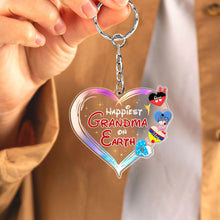Load image into Gallery viewer, Happiest Mama on Earth Personalized Keychain - Mother’s Day Gift Keychains PopCulturePrints
