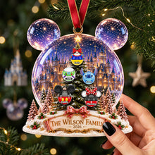 Load image into Gallery viewer, “Create Your Magical Christmas!” - Personalized Bubble Ornament for Families
