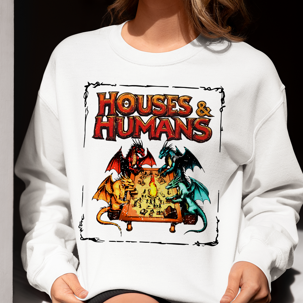 Dragon Fantasy Board Game Sweatshirt - Unique Gift for Game Enthusiasts