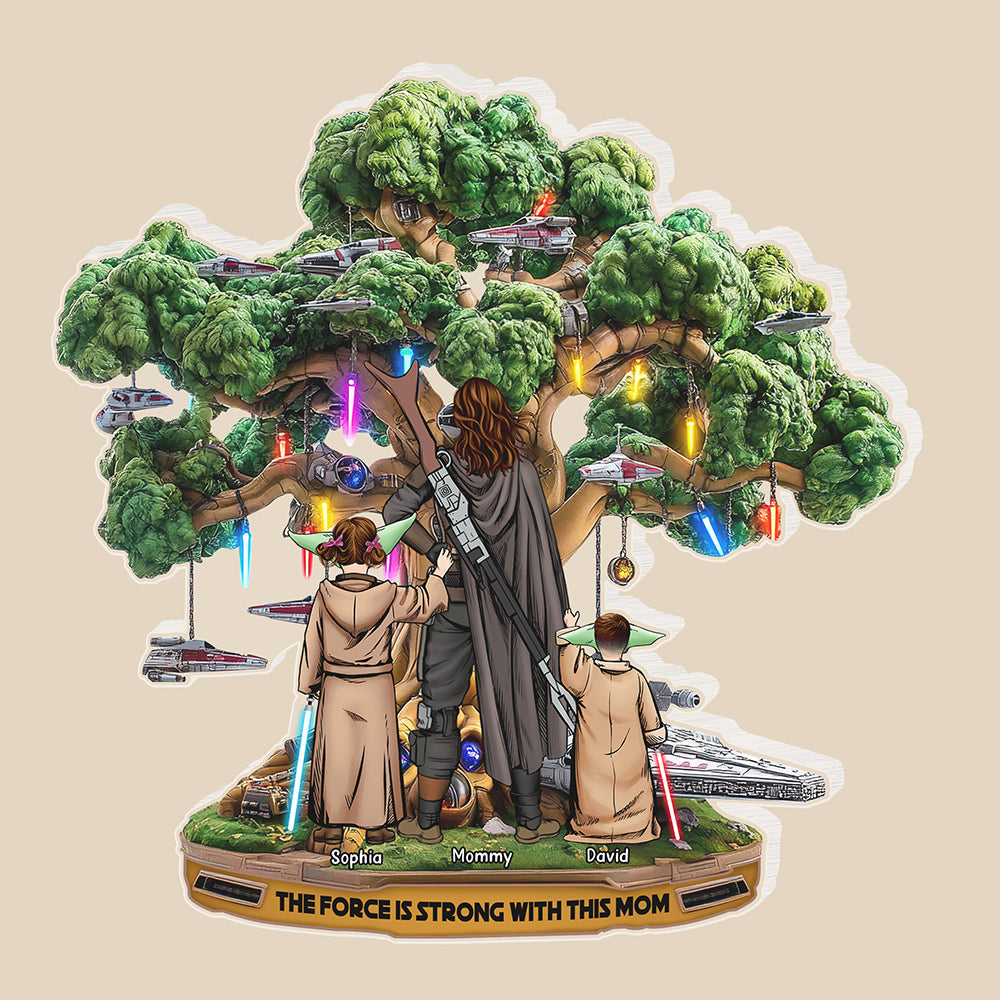 “Autism Doesn’t Come with a Manual, It Comes with a Mom Who Never Gives Up” - Personalized Gift for Autism Moms, Custom Shirt for Moms & Kids Shaped Plaques PopCulturePrints