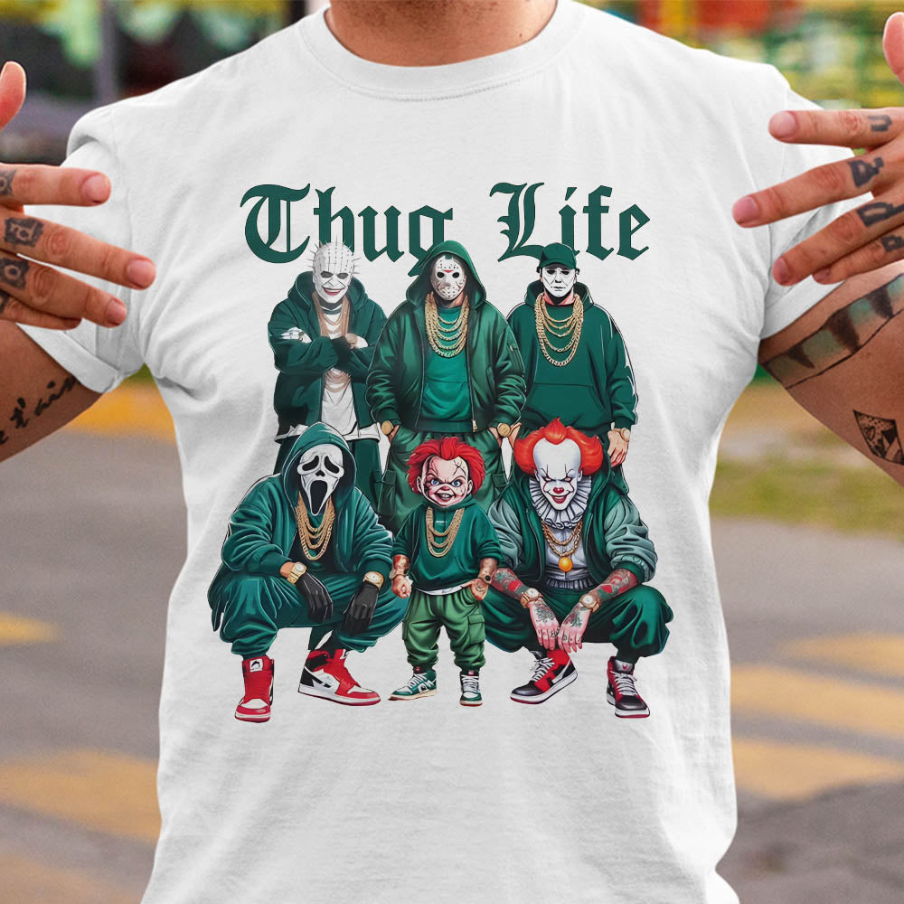 Horror Icons Thug Life Halloween Shirt