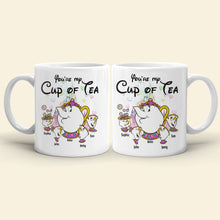 Load image into Gallery viewer, Customizable &#39;You&#39;re My Cup Of Tea&#39; Mom Mug - Family Gift Coffee Mug PopCulturePrints
