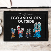 Load image into Gallery viewer, Personalized Sneakers Family Doormat - Custom Gift for Families Doormat PopCulturePrints
