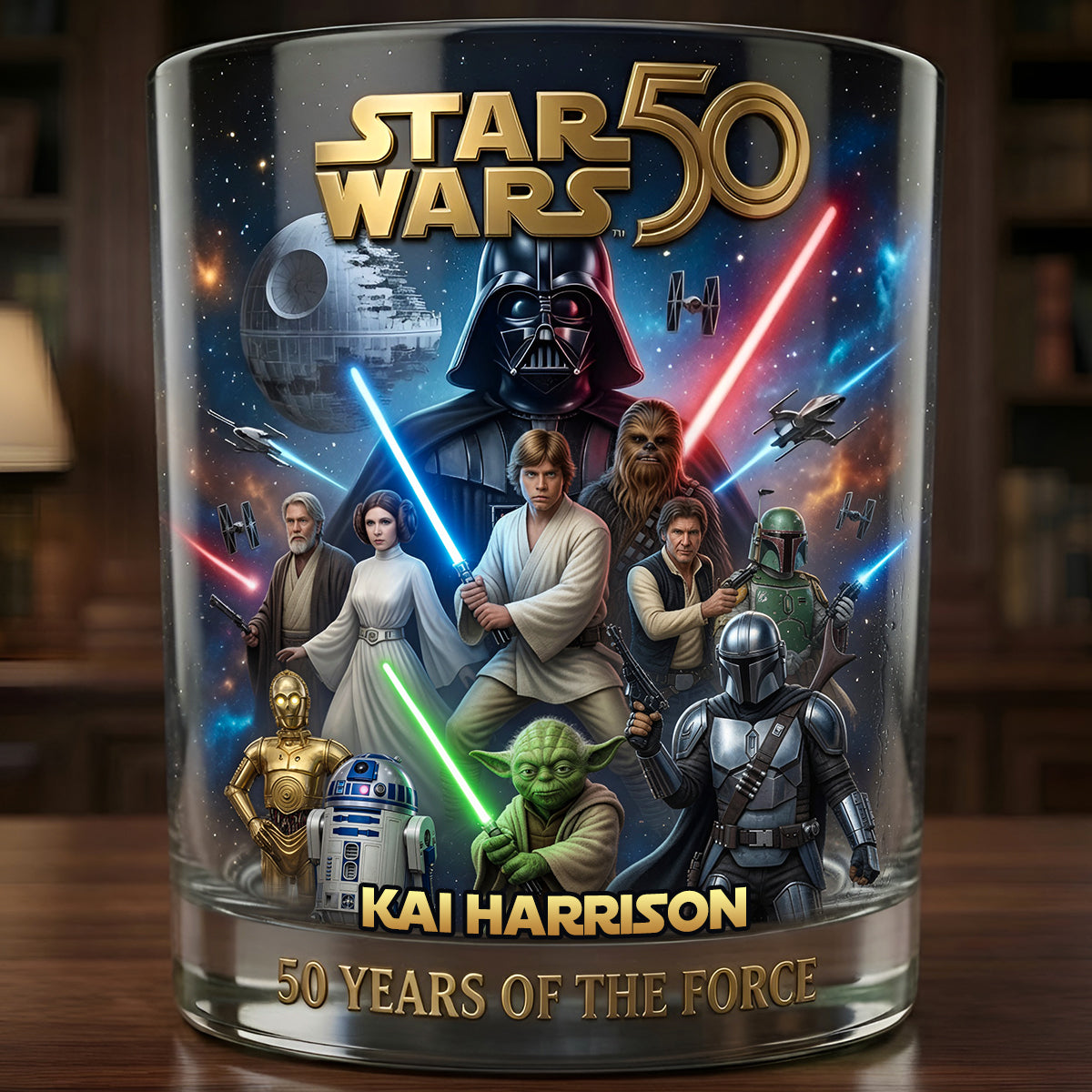 Legendary Battle Anniversary Drinking Glass - Personalized Gifts 06tydt290626 Glass PopCulturePrints