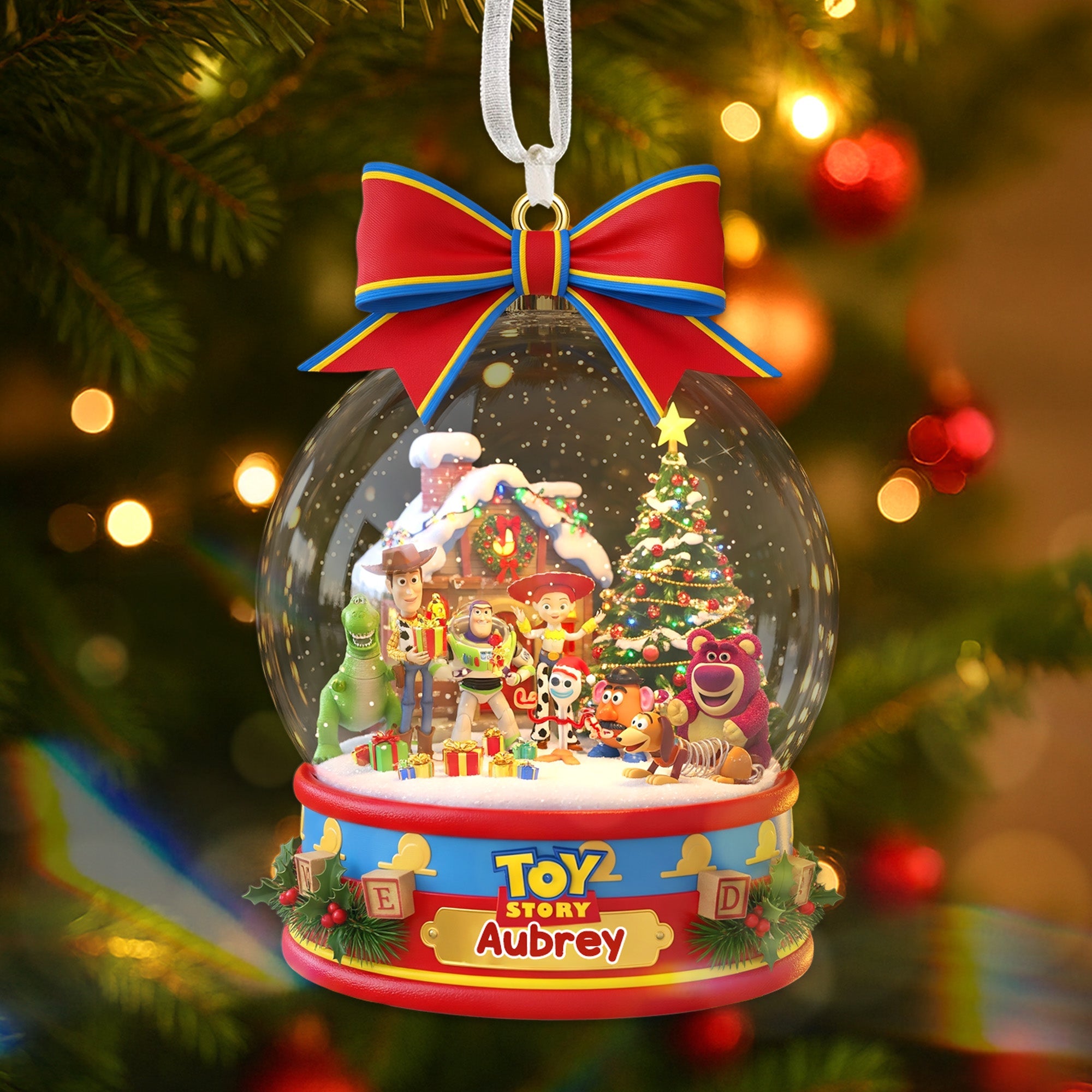 “Celebrate the Magic of Toy Story” - Personalized Christmas Ornament for Cartoon Lovers Ornament PopCulturePrints