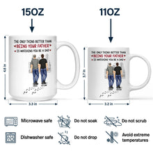 Load image into Gallery viewer, The Only Thing Better Than Being Your Father - Personalized Mug Mug PopCulturePrints
